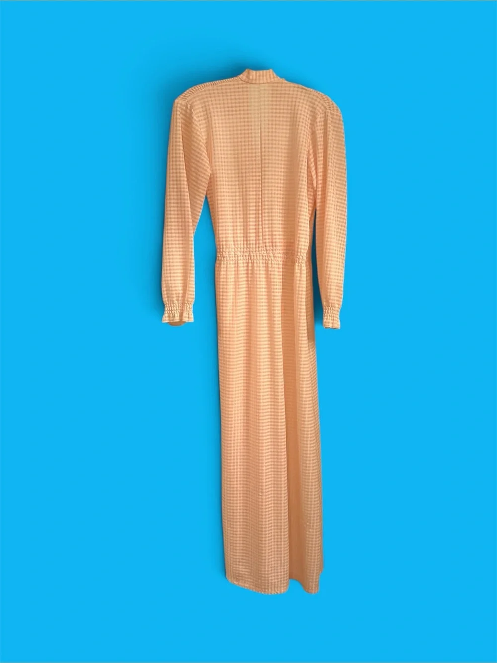 Women's Peach Long Sleep Nightgown & Robe